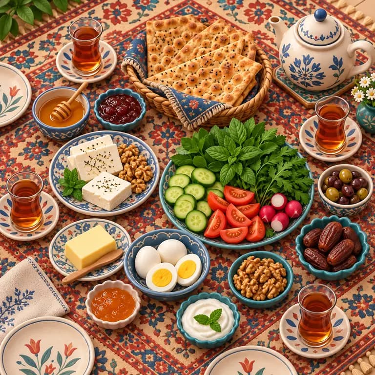 صبحونه‌ی شلوغ خانوادگی
