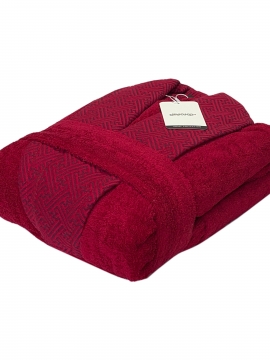 حوله پالتویی ارس مدل سایا Saya سایز ۱۳۵ | زرشکی |