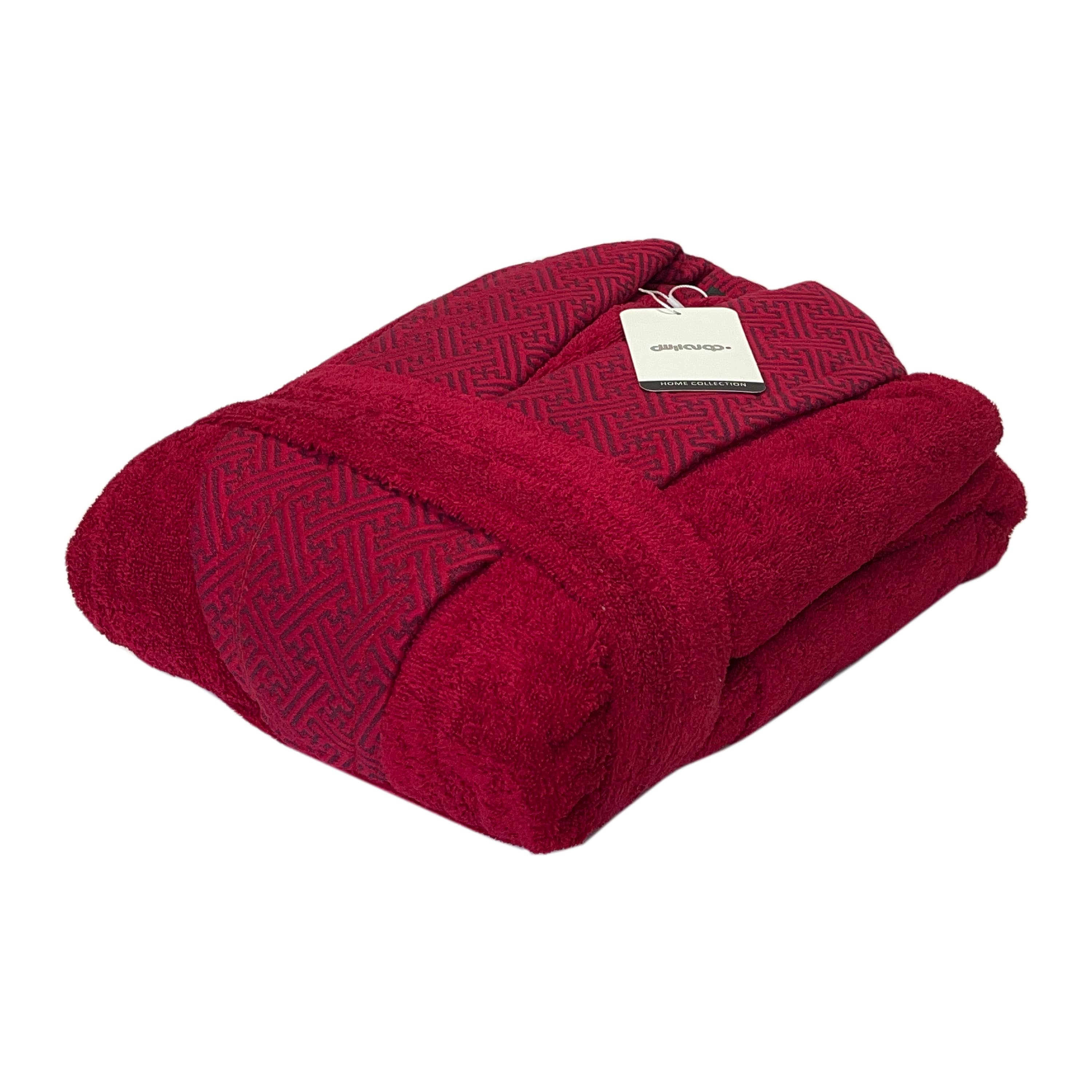 حوله پالتویی ارس مدل سایا Saya سایز ۱۳۵ | زرشکی |